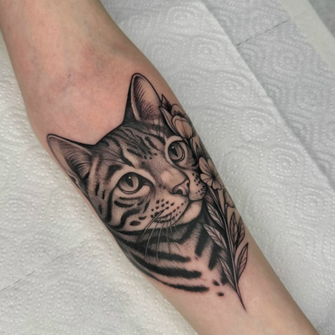 Тату "Кот"